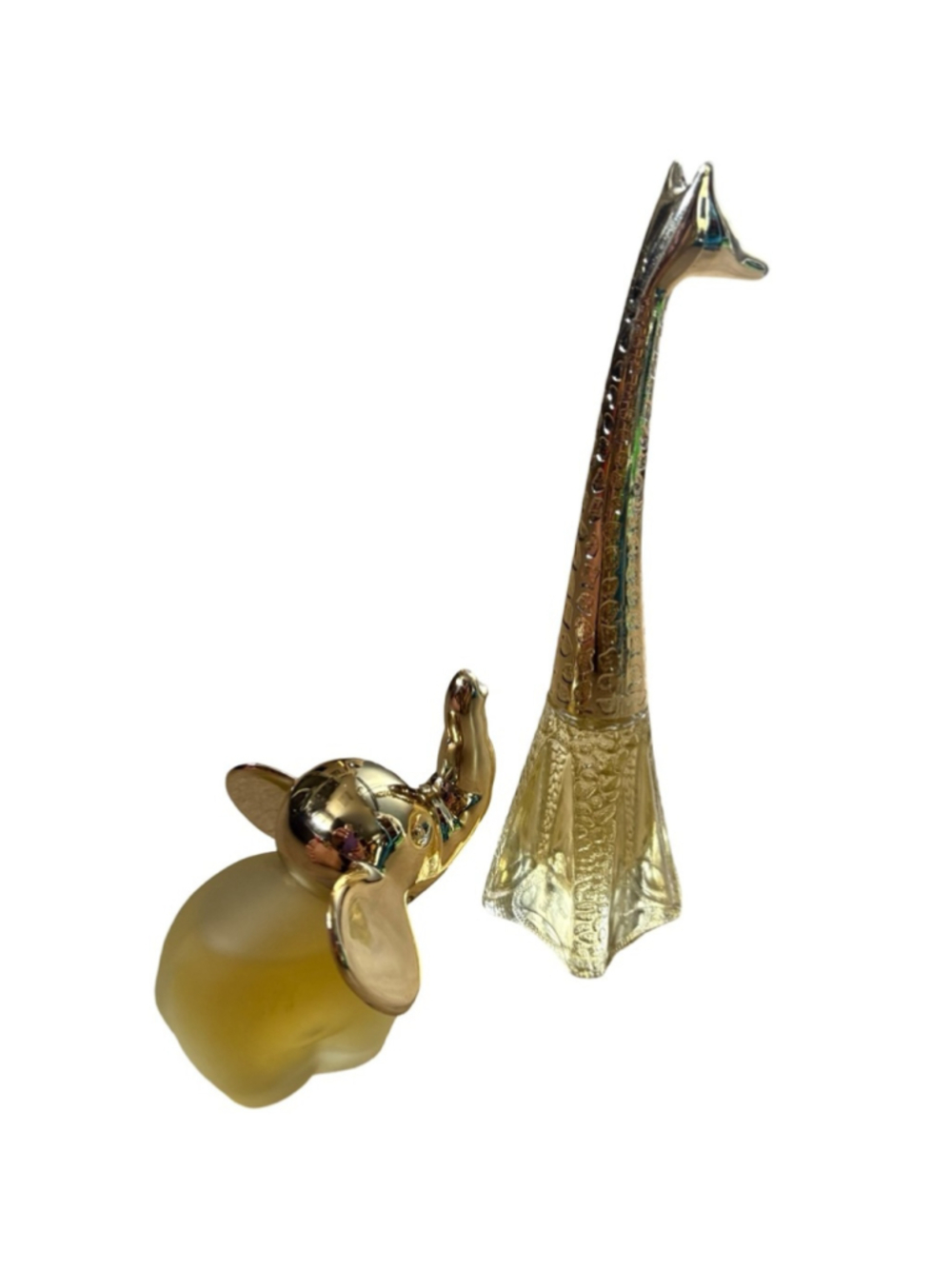 Vintage AVON Gold Giraffe and Elephant Sonnet cologne. Brand new! Never used. - Picture 2 of 4